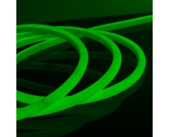 Комплект гибкого неона круглого зеленого 10 м 9,6 Вт/м 144 LED 2835 IP67 16 мм LS003 220V