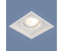Алюминиевый точечный светильник 1071/1 MR16 WH белый