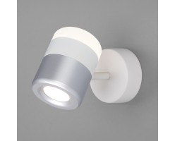 Настенный светодиодный светильник 20165/1 LED белый/серебро