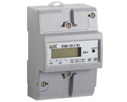 Счетчик электрической энергии однофазный STAR 101/1 R1-5(60)Э Ш2 IEK